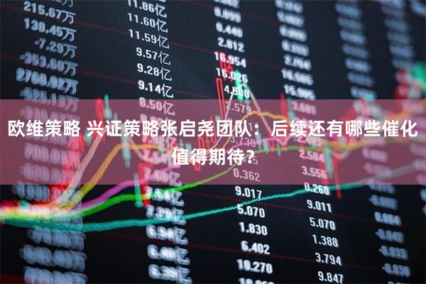 欧维策略 兴证策略张启尧团队：后续还有哪些催化值得期待？