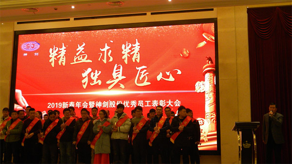 PG直营不凡成就非凡股份2019年度新春年会暨优良员工赞美大会圆满召开